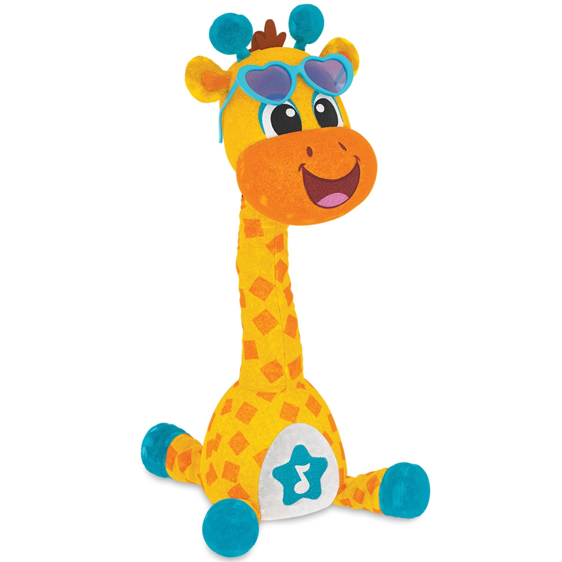 Kids Hits Dancing Giraffe Toy - Musical Light-Up Animal with Songs, Phrases & Movement - Interactive Toy for Toddlers Age 2+