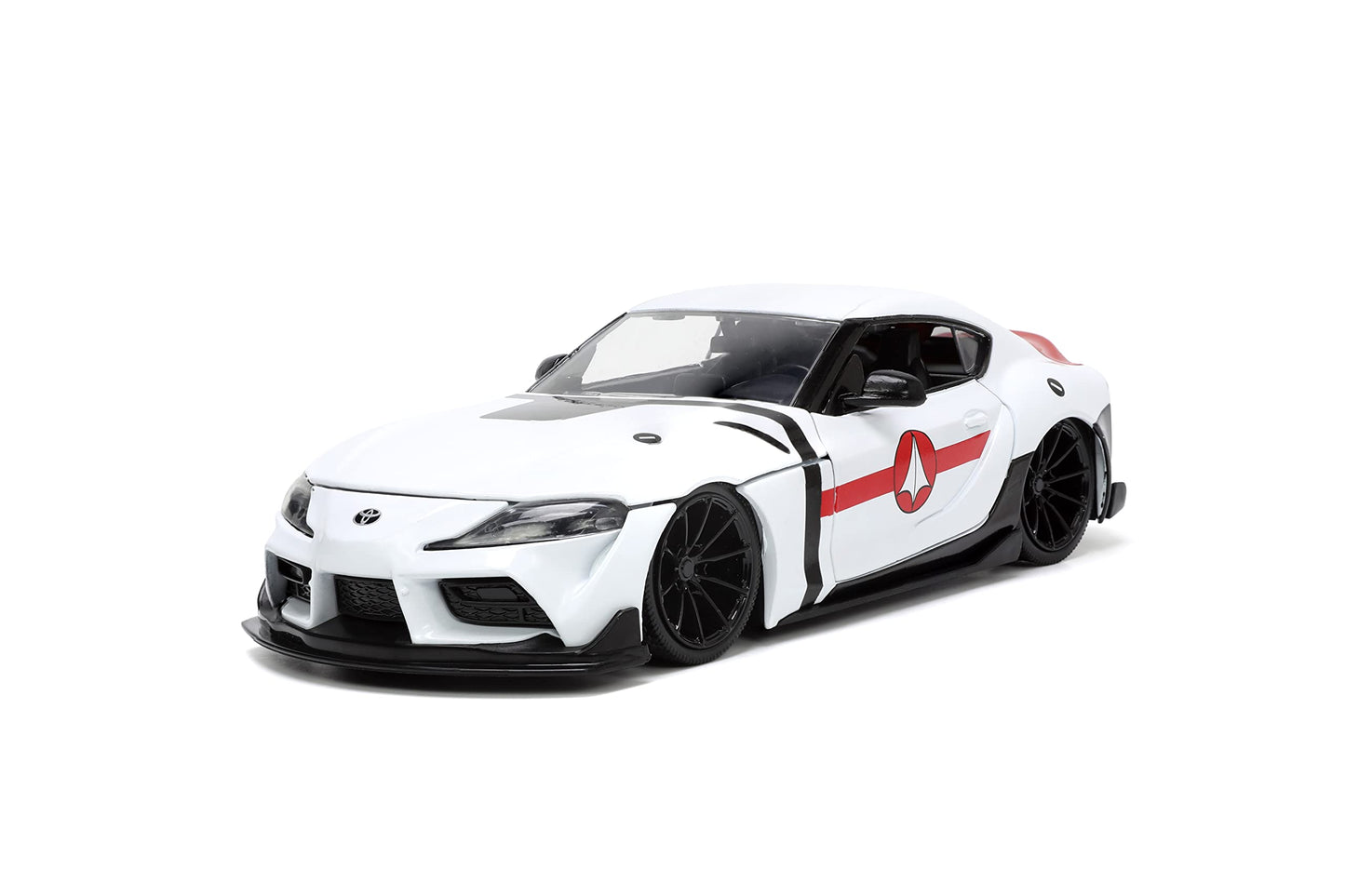 Robotech 1:24 2020 Toyota Supra Die-cast car & 2.75 Rick Hunter Figure Toys for Kids and Adults