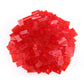 Bulk Dominoes Plastic Bulk 100pcs - Building and Stacking and Chain Reaction Toppling STEAM Toy Blocks for Kids (Clear Red)