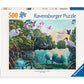 Ravensburger 500 Piece Manatee Moments Jigsaw Puzzle | Premium Cardboard | Multi-Color | Model 12000044