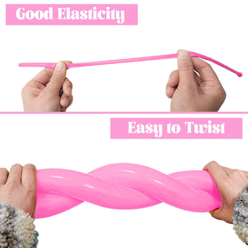 Pink 260 Long Balloons 100 Pack Matte Pink Modeling Long Magic Balloons Thickening Latex Twisting Diy Animal Balloon For Birthda