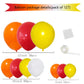 Red Yellow Orange White Balloon Garland Arch Kit, 127Pcs Orange Yellow Red White Balloons For Fire Truck Firefighter Birthday We