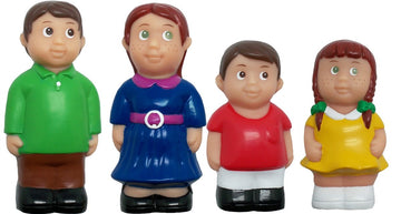 Get Ready Kids Multicultural Famly Figures Set Of 16, 5', Multi, 624