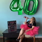 40 Inch Dark Green Number 4 Balloon For 14 24 40 Birthday Party Decorations, Four Large Numbers For Party Decor Anniversary Phot