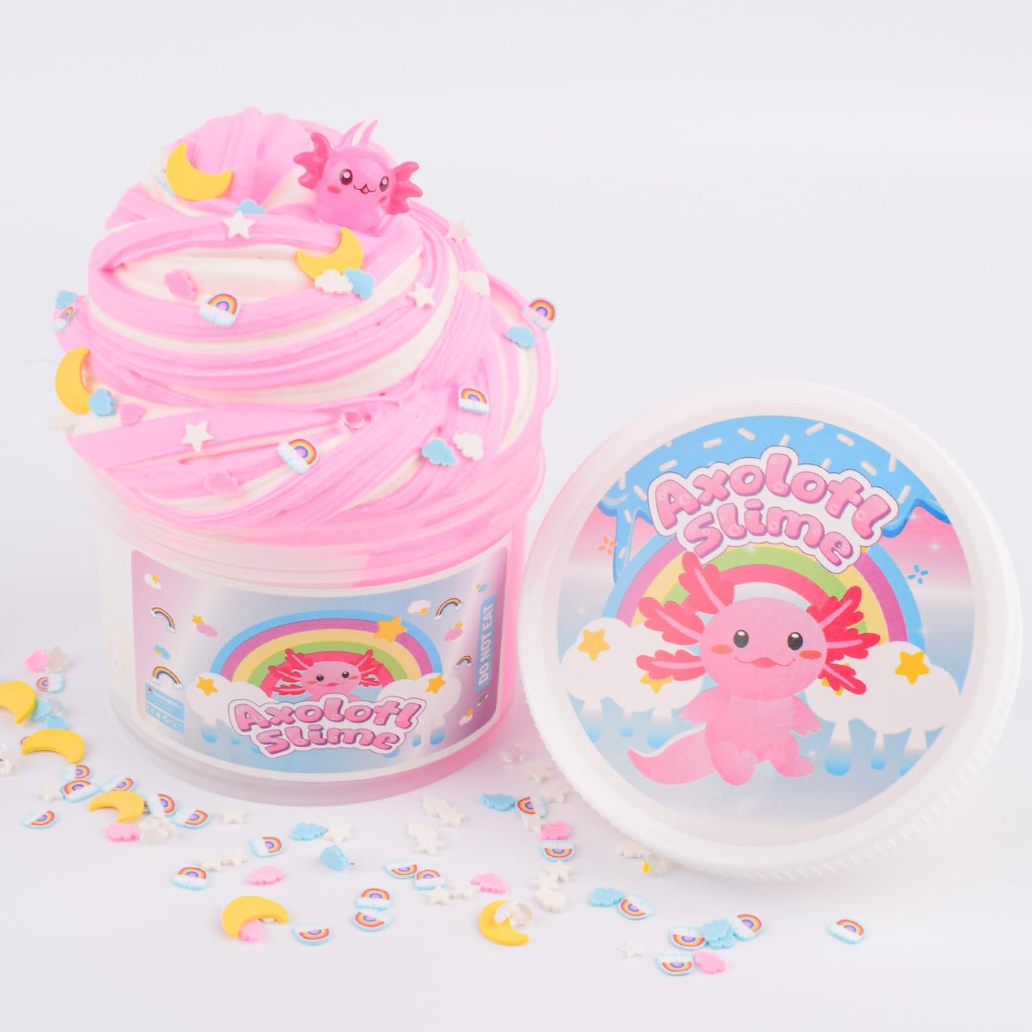 Pink Axolotl Slime  Butter Slime Party Favor for Girls & Boys  Super Soft & Non-Sticky  Scented DIY Stress Relief Toy  Birthday Gifts for Kids  Goodie Bag Stuffers