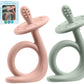 Baby Teething Toys, 100% Food-Grade Silicone Teethers For Babies 0-6 Months Infant, Baby Teether Toys 0-6 Months Bpa Free Baby Chew Toys For Sucking Needs, Baby Teething Toy