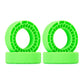 Injora 4Pcs Silicone Rubber Inserts For 64 * 24Mm 1.3'' Tires(Green)