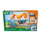 BRIO 33973 Smart Tech Sound Action Tunnel Station | Wooden Toy Train Set for Kids Age 3 and Up -Like New