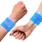 Blinkee Tube Of 100 - Glow-N-Go: Luminary Lagoon Model, Non-Toxic Blue Glow Bracelets, Perfect For Cave Explorations & Outdoor A