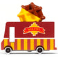 Candylab Toys CANDYCAR Wooden Food Truck Collection - Waffle Van  enhanced Handcrafted Beech Wood Toy Car