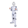 Star Wars Stormtrooper QUALUX Costume (Child) - Qualux Jumpsuit with 3D Half Mask (Small) White