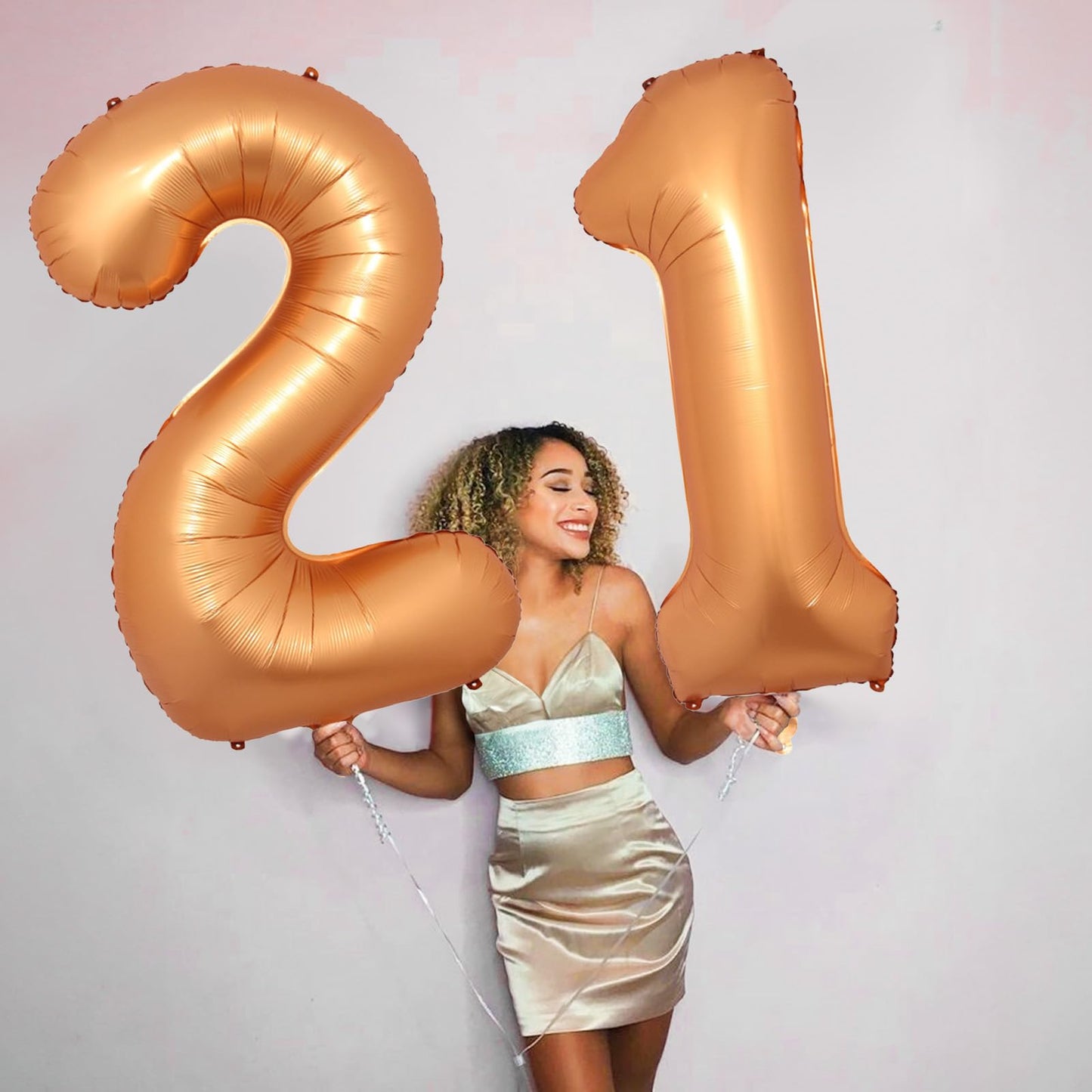 40 Inch 2Nd Birthday Balloon, Orange Foil Self Inflating Number 2 Balloons Decor, Big Helium Mylar Number 0-9 Set For Girls Boys