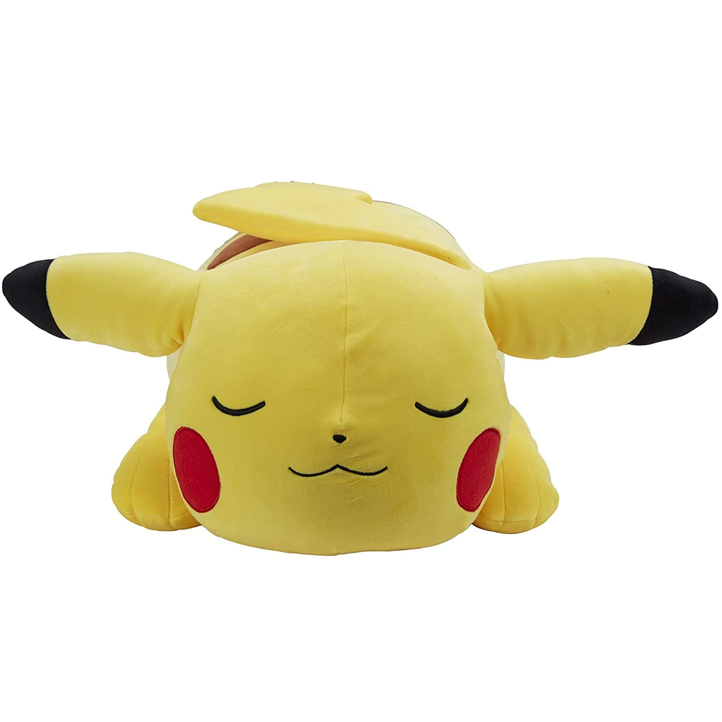 Pokemon Plush Sleeping Pikachu - 18" Cuddly Toy for Travel & Play - Soft Plush Material, Perfect for Nap Time, Model PKW2527