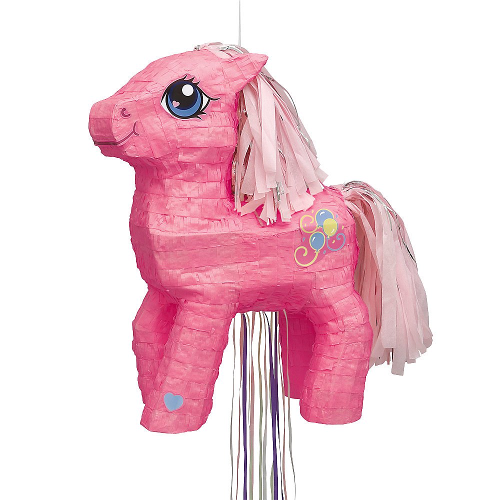 My Little Pony Pinkie Pie Pull String Pinata - 16 x 9.5, 1 Pc