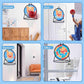 Cyfie Basketball Hoop Toddler, 2 In 1 Basketball Hoop Dart Board For Kids Sports Toys Slam Dunk, Sticky Darts, Basketball Gift For Girls Boys Office Party