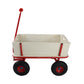 VISRACK All-Terrain Stroller - Removable Wooden Panels, Foldable, Red & White, Model: vedvf3 - Ideal for Kids' Halloween Adventures