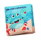 Ilsmysutra Crinkle Cloth Book Educational Sensory Toy Car Airplane Toy For Newborn Crab|Toys For Baby|Other Toys For Baby