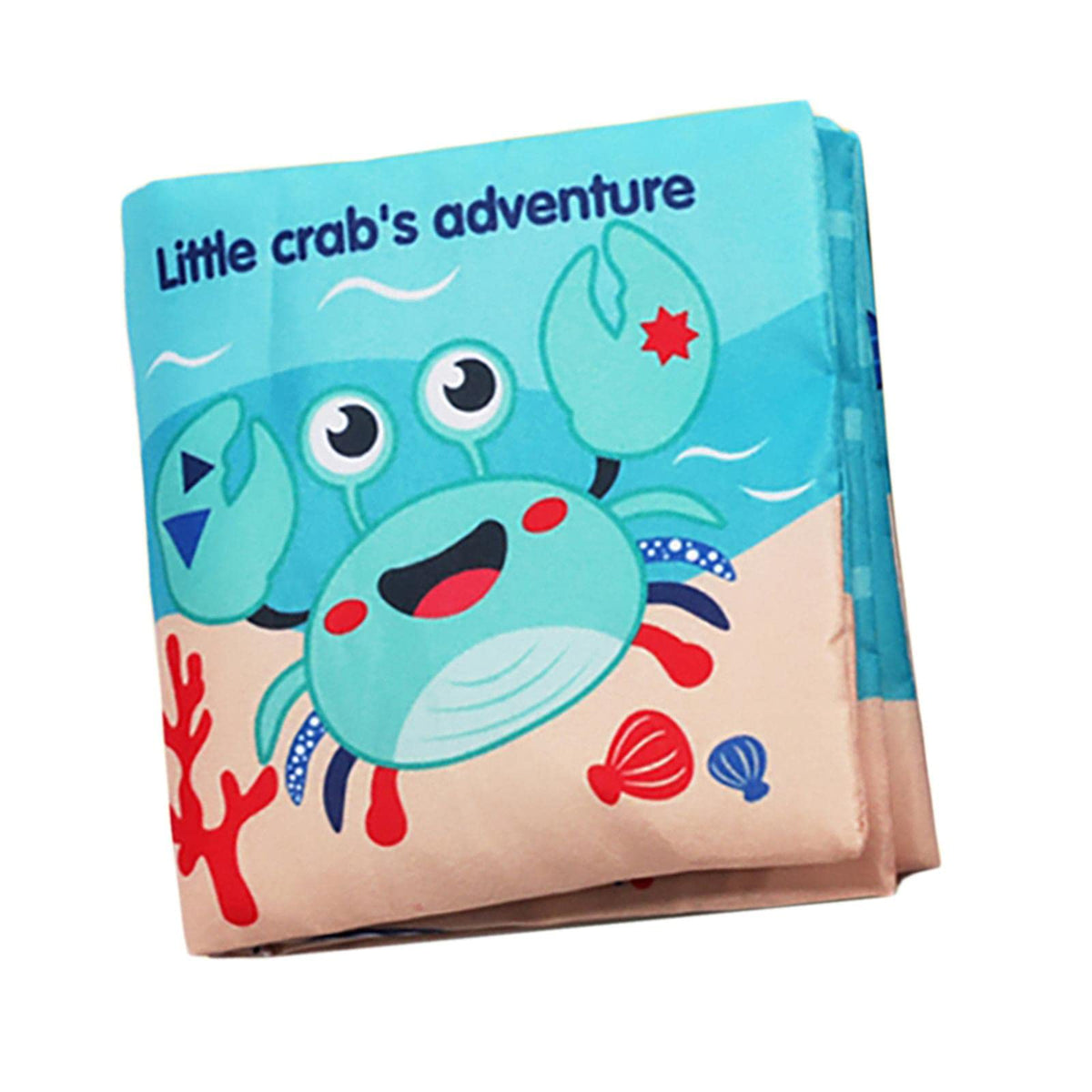 Ilsmysutra Crinkle Cloth Book Educational Sensory Toy Car Airplane Toy For Newborn Crab|Toys For Baby|Other Toys For Baby