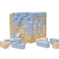 3D Wooden Brain Teaser Puzzle Cube Wooden Puzzles T-Shaped Jigsaw Logic Puzzle Game Puzzles Educational Toy For Kids And Adults (Light Grey)