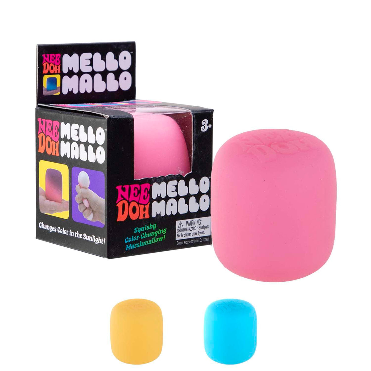 Needoh Schylling NeeDoh Mello Mallo Sensory Toy - Color-Changing, 2.25 ...