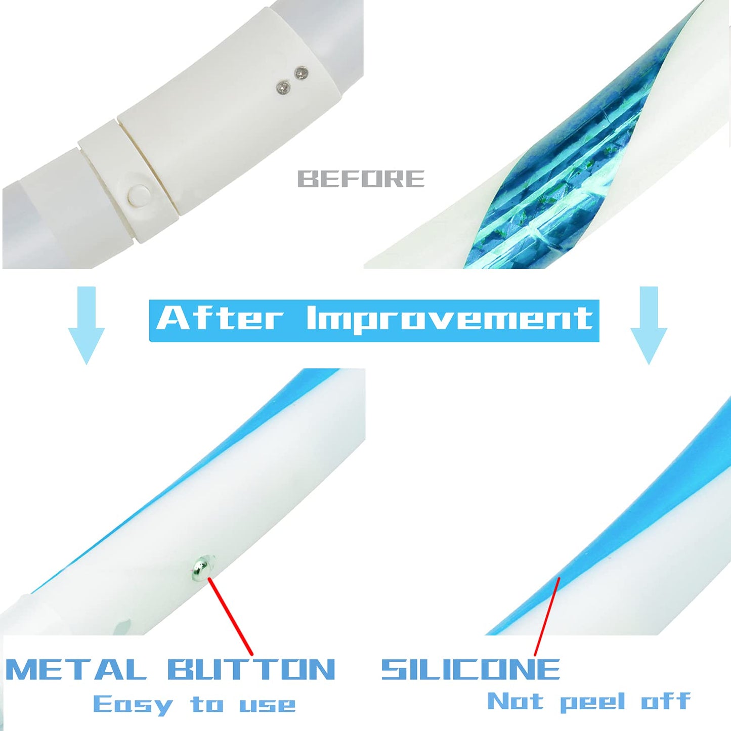 36In Led Hoop Dance Exercise Light Up Hoop For Kids Adults Children, Fitness Equipment Weight Loss Auto Color Changing Strobe Gl