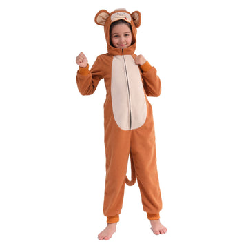 Wizland Kids Monkey Onesie Animal Costume For Kids One Piece Monkey Costume Unisex Kids Onesie Outfit 10-12