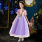 Princess Rapunzel Costume For Girls Rapunzel Dress With Accessories For Birthday Party Halloween Christmas Dress Up Costume (110(3-4T))