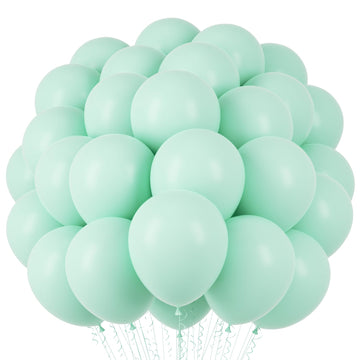 Voircoloria Mint Green Balloons, 66Pack 12Inch Pastel Green Latex Party Balloons For Graduation, Easter, Wedding, Birthday, Brid