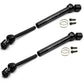 Que-T 2 Pcs Steel 110Mm-140Mm Drive Shafts For 1/10 Axial Wraith/Scx10/Dingo/D90 Rc Crawler Car (110Mm-140Mm)