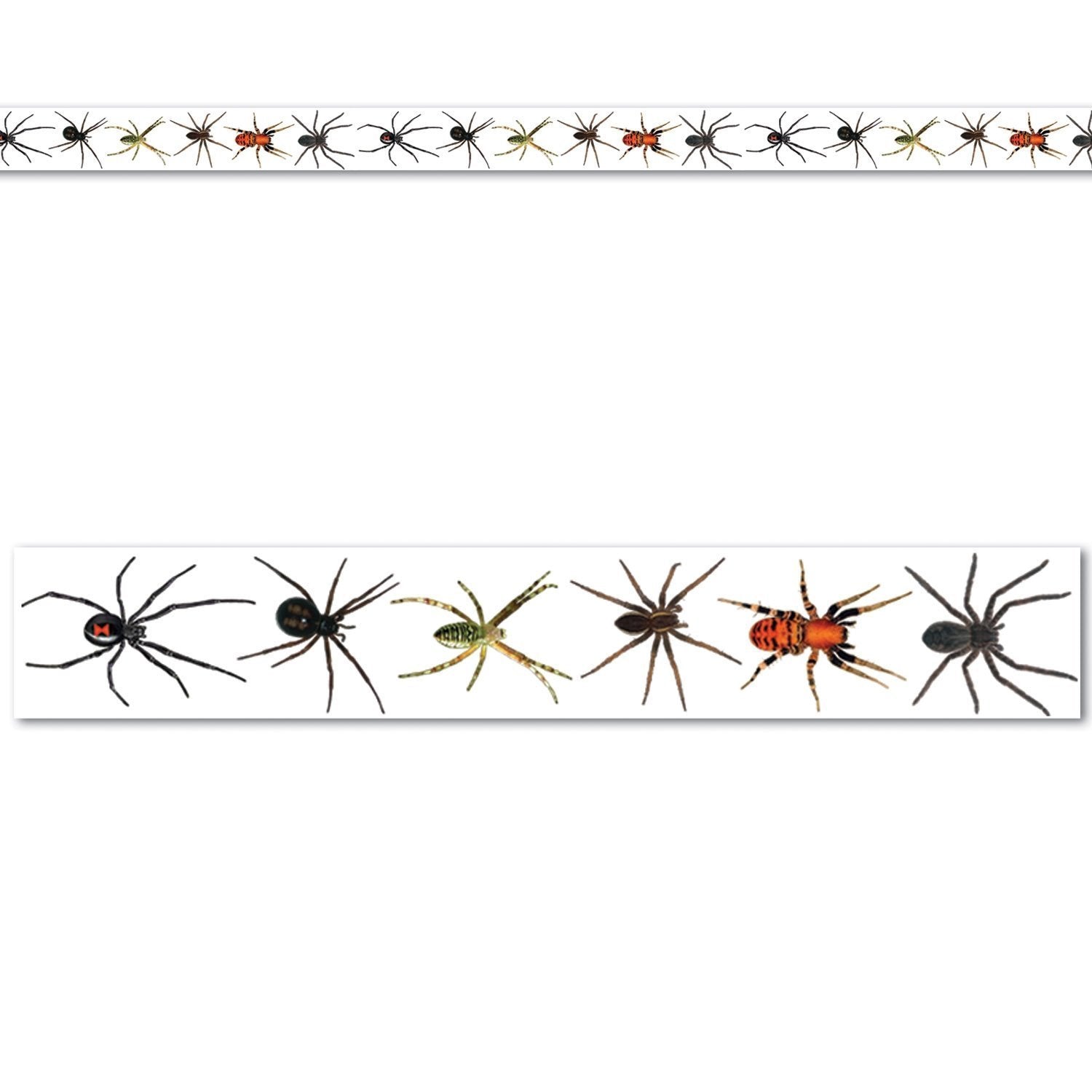Beistle Party Decoration Spiders Party Tape 3 x 20- Pack of 12