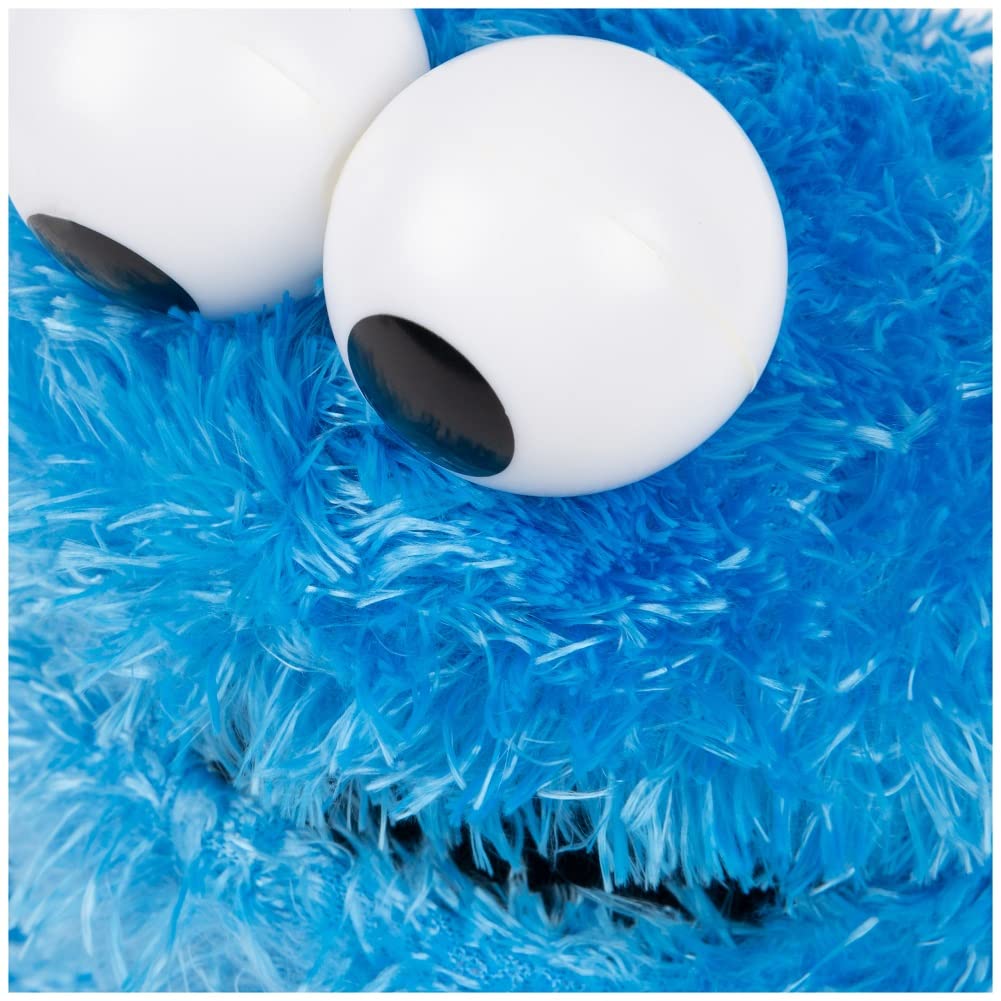 Gund Sesame Street Official Cookie Monster Muppet Plush Hand Puppet  enhanced Plush Toy for Ages 1 & Up  Blue  11
