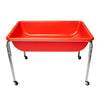 Children'S Factory 24'' Large Sensory Table, Portable Sandbox, Water Table For Kids, Red