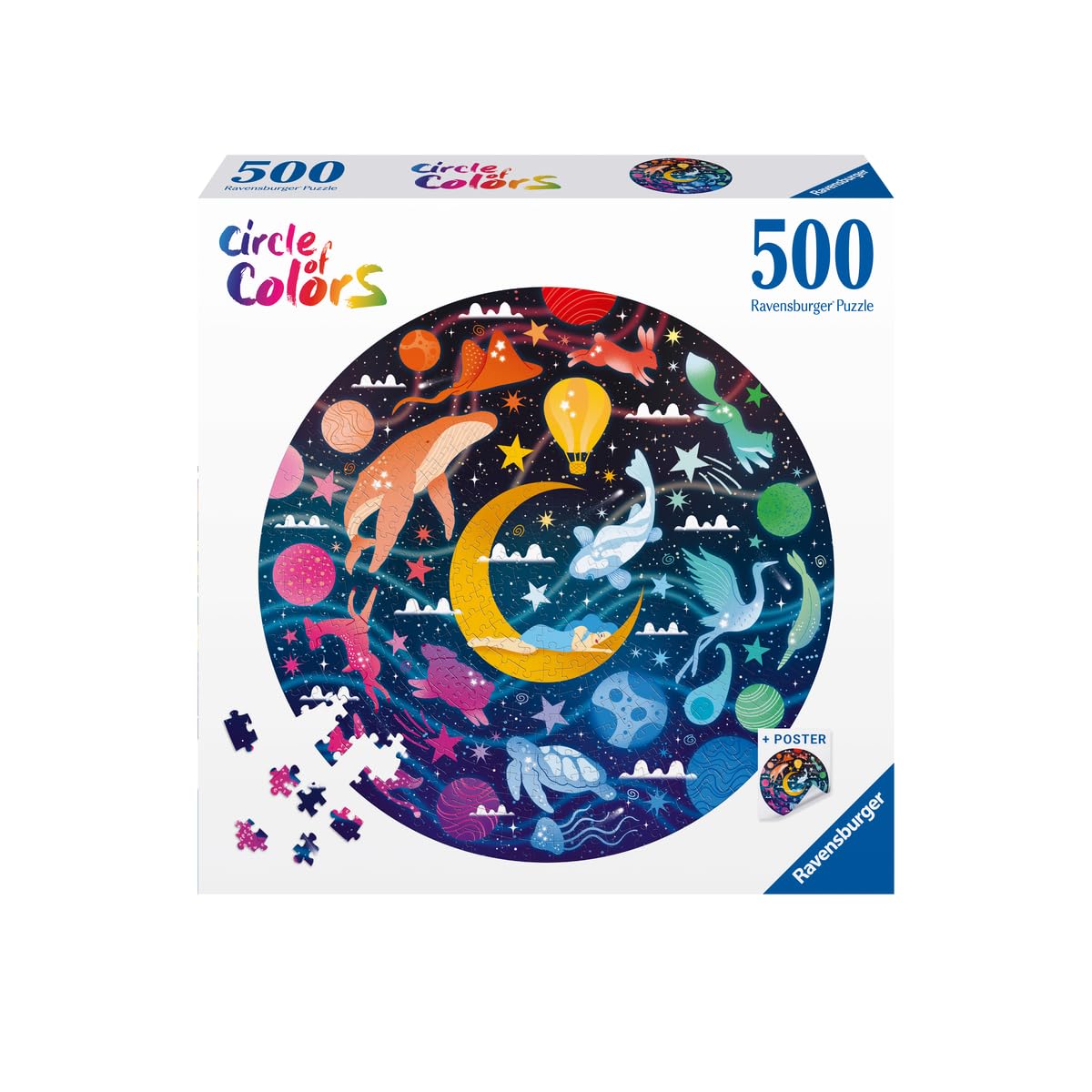 Ravensburger Circle Of Colors: Dreams 500 Piece Jigsaw Puzzle For Adults - 12000818 - Handcrafted Tooling, Made In Germany, Every Piece Fits Together Perfectly