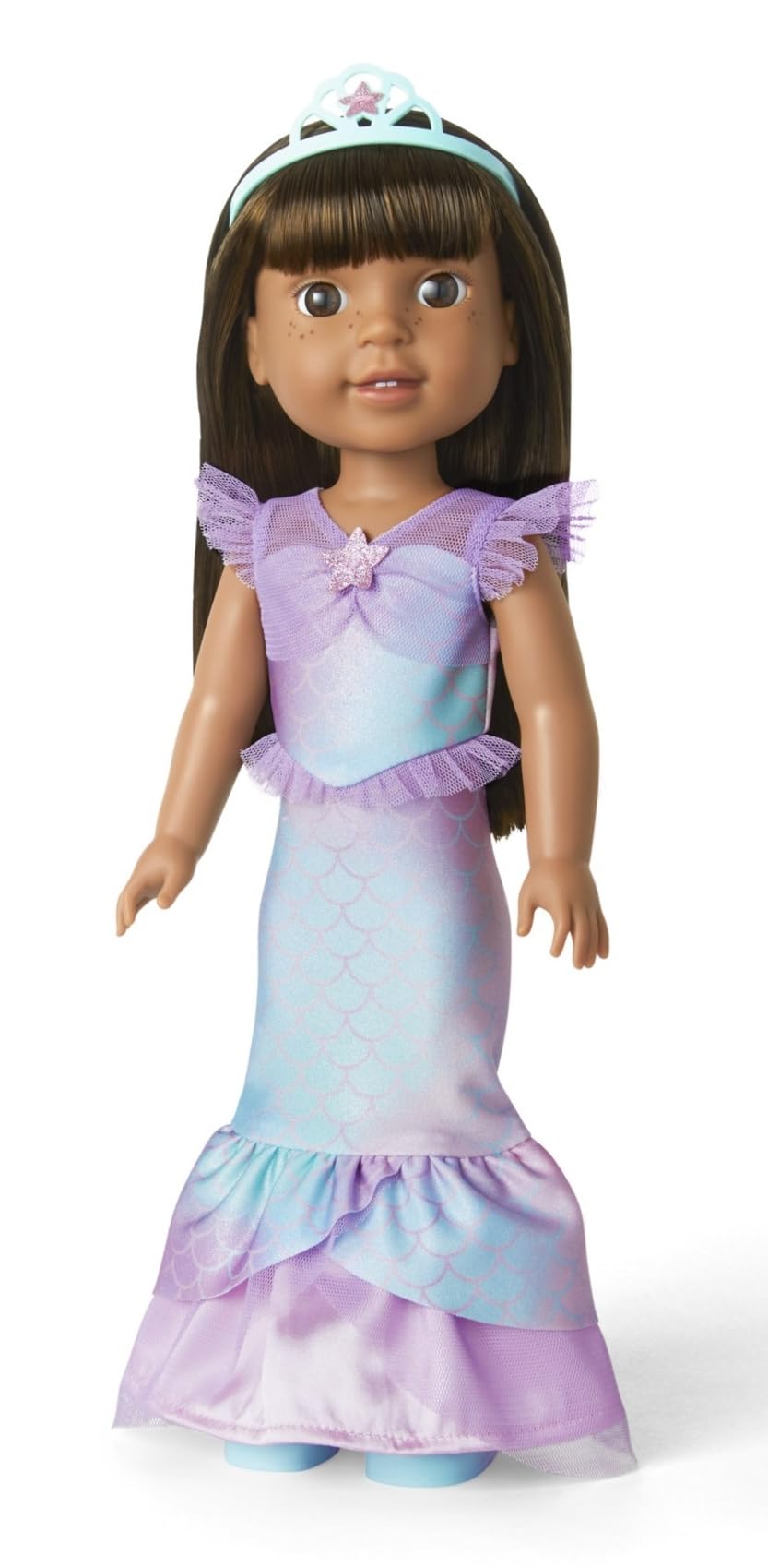 American Girl WellieWishers 14.5" Doll Mermaid Outfit Set, Multicolor, Includes Headband & Ballet Flats, Model HNX34, Ages 4+