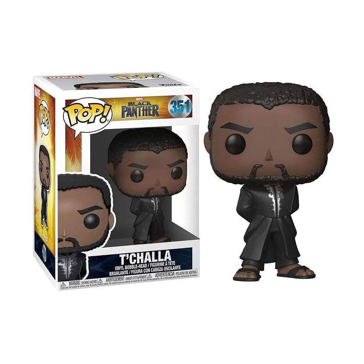 Funko Pop Marvel Black Panther Robe Collectible Figure, Multicolor