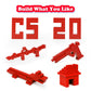 Unirolic Classic Building Bricks, 100 Piece 2X4 Building Blocks Stem Creative Building Toys Compatible With All Major Brands, Moc Building Bricks Diy Play Set For Kids(Red)