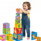 Toymate Stack O Fun Educational Stacking N Nesting Cubes For Kids | Learn Animals, Fruits, NumberS & Alphabets | Complete The G