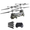 VEVOR RC Helicopter, 2.4GHz Military Remote Control Helicopter, 3.5 Channel RC Airplane for Kid, 20 Mins Flight Time, One-Key Ta