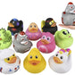 Zugar Land Big Rubber Ducky Collectible Mix (5.5'') Alien, Robot, Dinosaur, Splat, Ninja, Confetti, Pink Heart, Yellow, Unicorn,