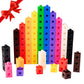 TOYLI 100 Piece Linking Cubes Set  Counting Blocks  STEM  Connecting Blocks  Math Manipulatives  Educational Toys for 5 Year Old