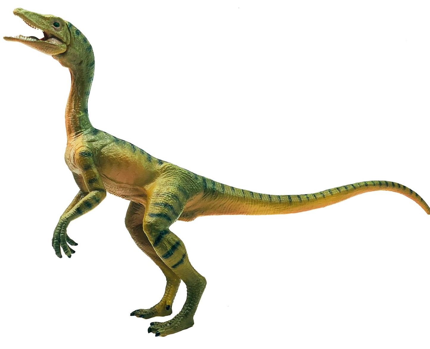 Gemini&Genius Compsognathus Dinosaur Toy, Realistic Action Figure with Moveable Jaw, Ideal for Kids, Display, or Cake Topper