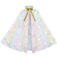 Minetom Princess Dresses For Girls, Princess Cape Set Dress Up Clothes Princess Cloak, Easter Birthday Gift For For Little Girls