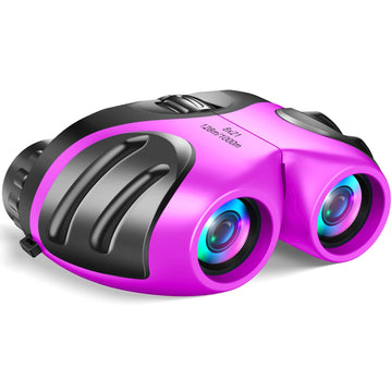 Let'S Go! Great Toys For Girls Boys Kids Age 3-9, Shockproof Binoculars Compact 8X21 High Resolution Fun Toys For Birthday For 5-9 Year Old Kids Girls Boys