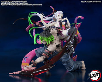 Tamashii Nations - Demon Slayer: Kimetsu No Yaiba - Daki And Gyutaro, Bandai Spirits Figuartszero Collectible Statue
