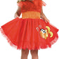 Sesame Street Elmo Costume for Kids, Frilly Design, 12-18 Months, Polyester, As Shown, Model 24893W