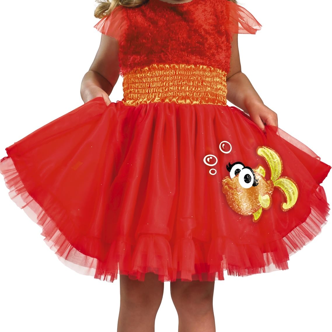 Sesame Street Elmo Costume for Kids, Frilly Design, 12-18 Months, Polyester, As Shown, Model 24893W