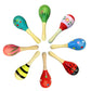 Atorse 4 Pieces Wooden Percussion Musical Instrument Playset For Newborn Baby Party Style C|Baby | Toys For Baby | Rattles