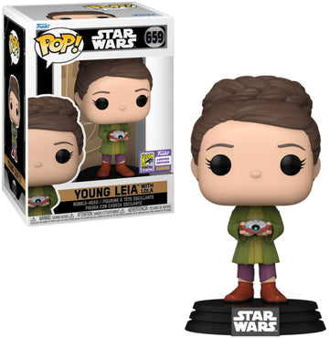Funko Sdcc 2023 (Shared): Star Wars Pop! Young Leia With Lola