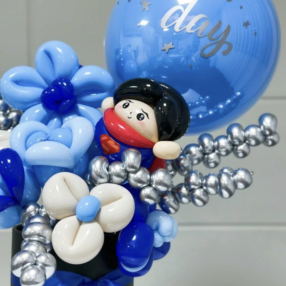 Eblliwsm 100Pcs Baby Blue Balloons.Perfect For Birthday, Wedding, Light Blue Theme Party, Baby Shower Party Decorations? Make Yo