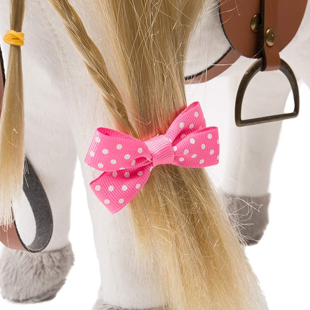 HollyHOME Stuffed Animal Unicorn Horse Pretty Plush Unicorn Pony Toy Pretend Play Horse 11 inches White